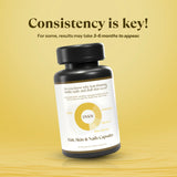 Biotin 5000mcg with Amla Extract, Vitamin C & Zinc for Stronger Hair & Glowing Skin